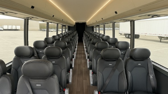 Interior of Charter Bus Company Kokomo's 28 Passenger Mini bus in Kokomo