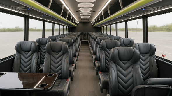 kokomo 18 passenger minibus inside
