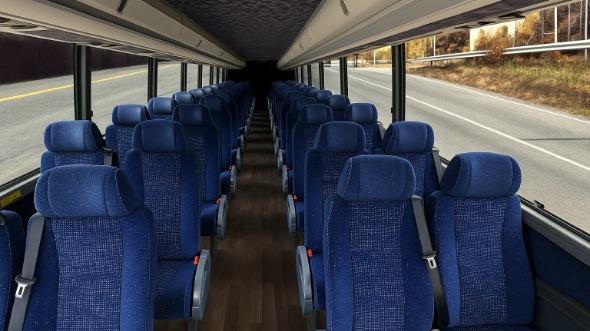 kokomo 35 passenger minibus inside