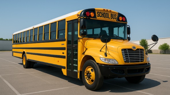 Exterior of Charter Bus Company Kokomo's School Bus in Kokomo